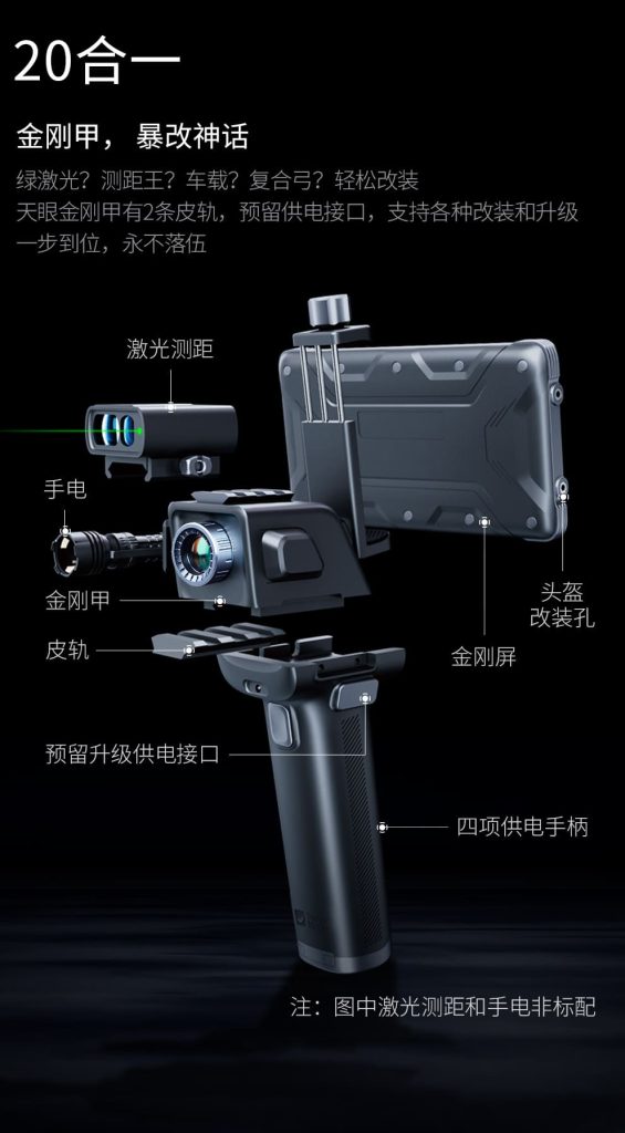天眼X2Pro手机热成像仪20合一