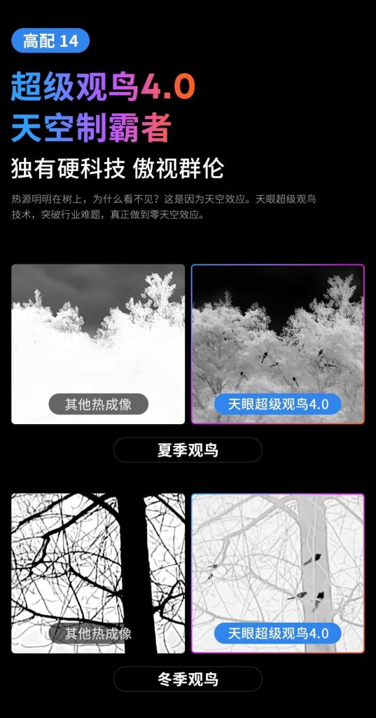 天眼DV200热成像夜视仪超级观鸟4.0