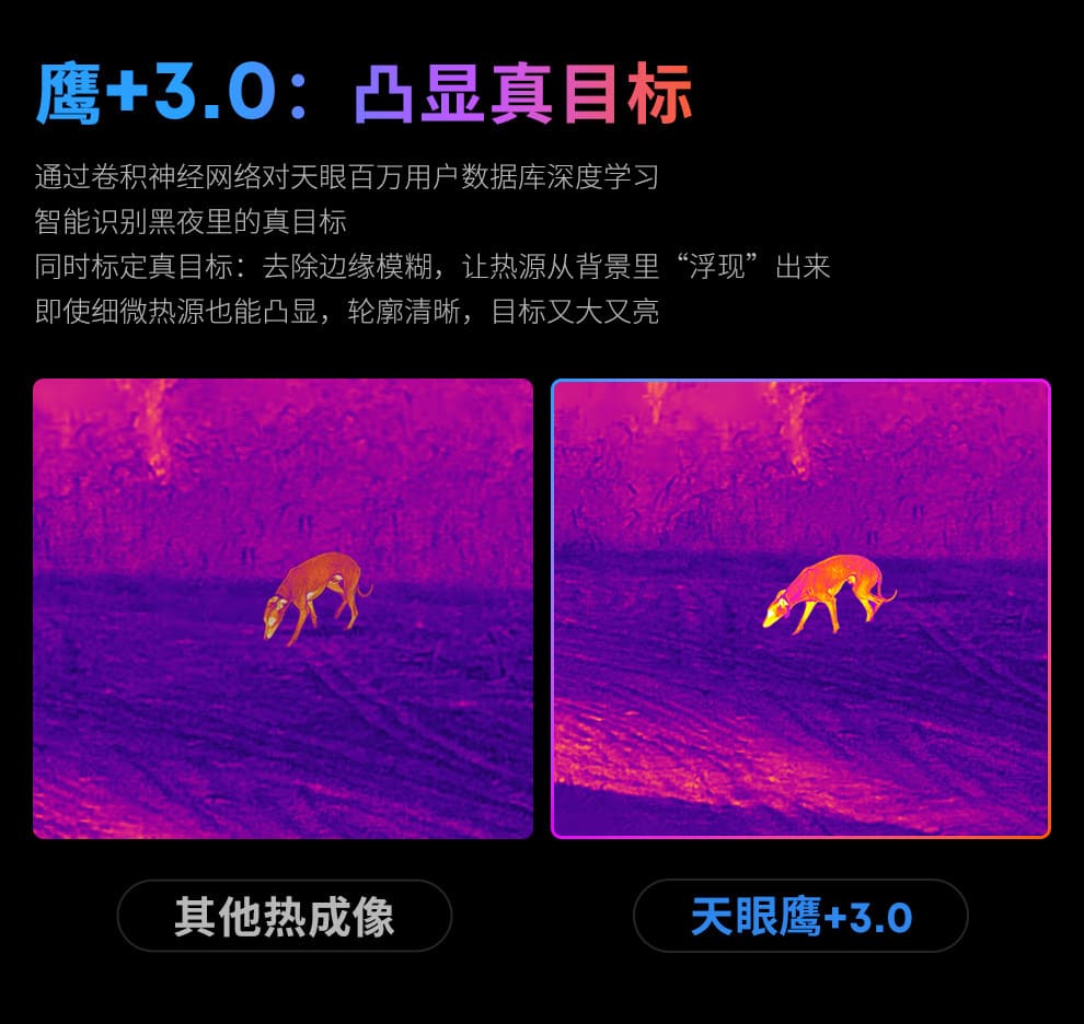 天眼DV300热成像夜视仪鹰+4.0算法